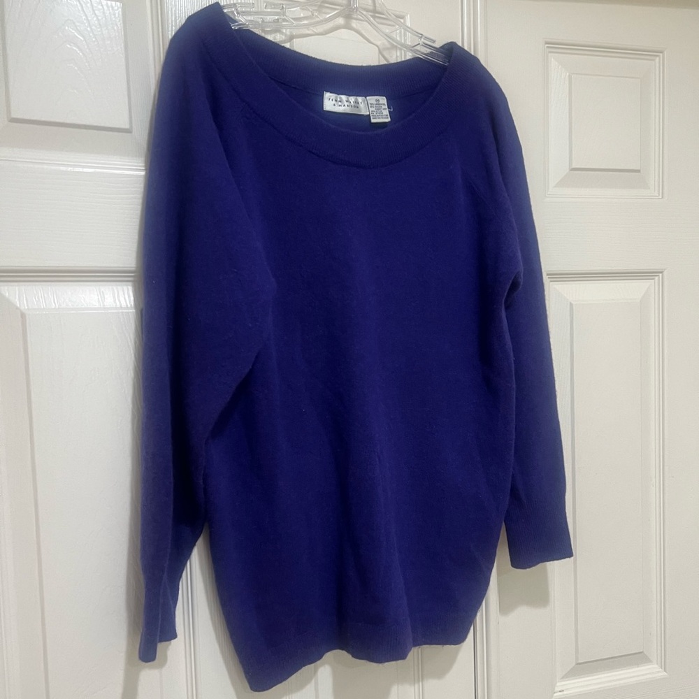 Fenn Wright manson Lambswool Women Purple sweater medium